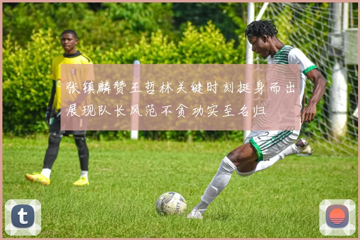 张镇麟赞王哲林关键时刻挺身而出展现队长风范不贪功实至名归